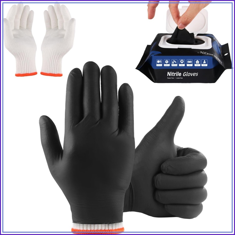 Latex Disposable Glove - BBQ Gloves 50 Disposable Nitrile Gloves