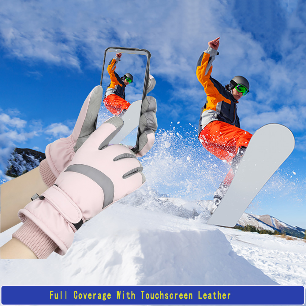 Ski Glove Waterproof - YANBIGUO Ski Gloves Winter Gloves for