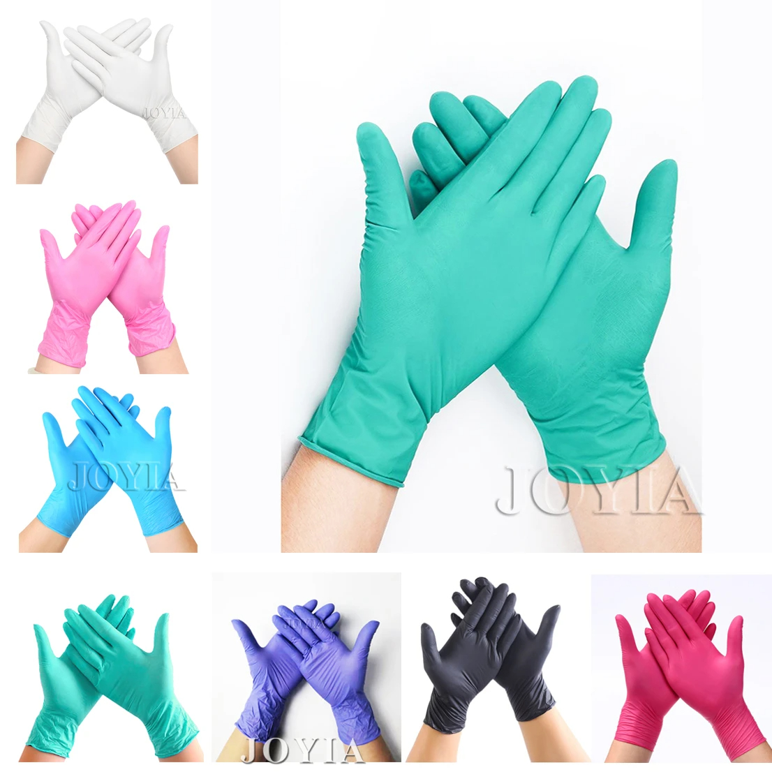 Green Disposable Gloves Pink E - Exam Glove Nitrile recension och pris