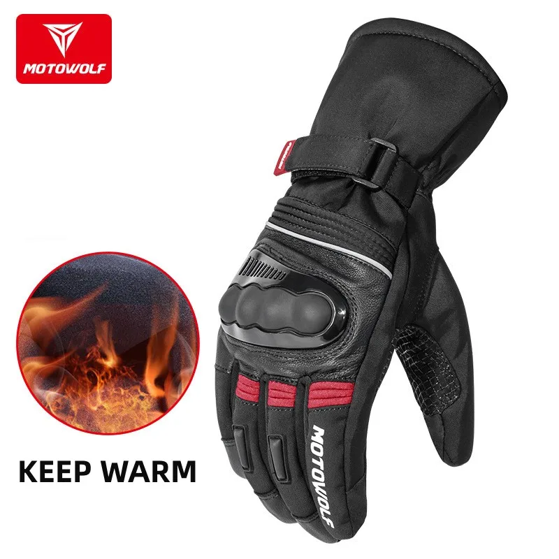 Motowolf Winter Motorcycle Glo - Ski Glove Waterproof recension och pris