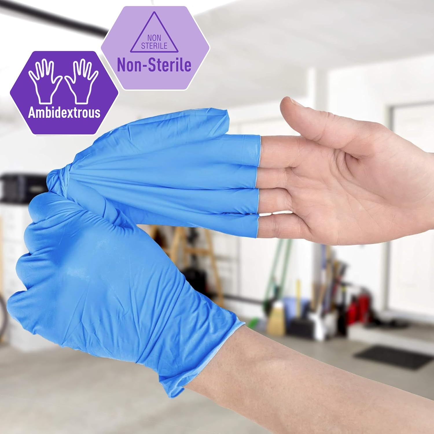 Nitrile/Vinyl Blend Exam Glove - Latex Disposable Glove recension och pris