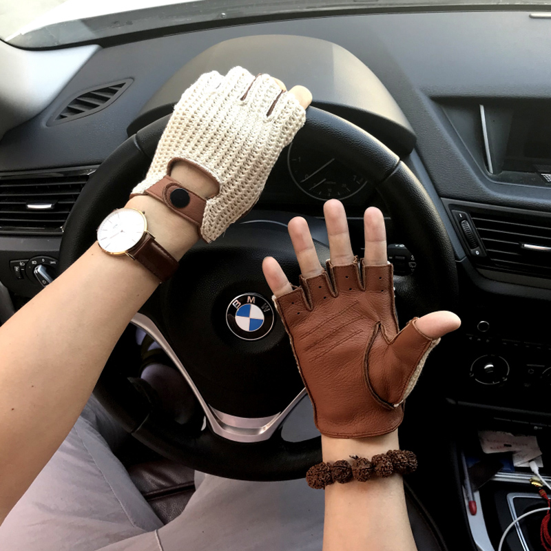 2025 New Men genuine leather g - Leather Driving Glove recension och pris