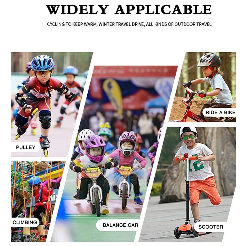 Kids Half Finger Sports Cyclin - Cycling Glove Padded recension och pris