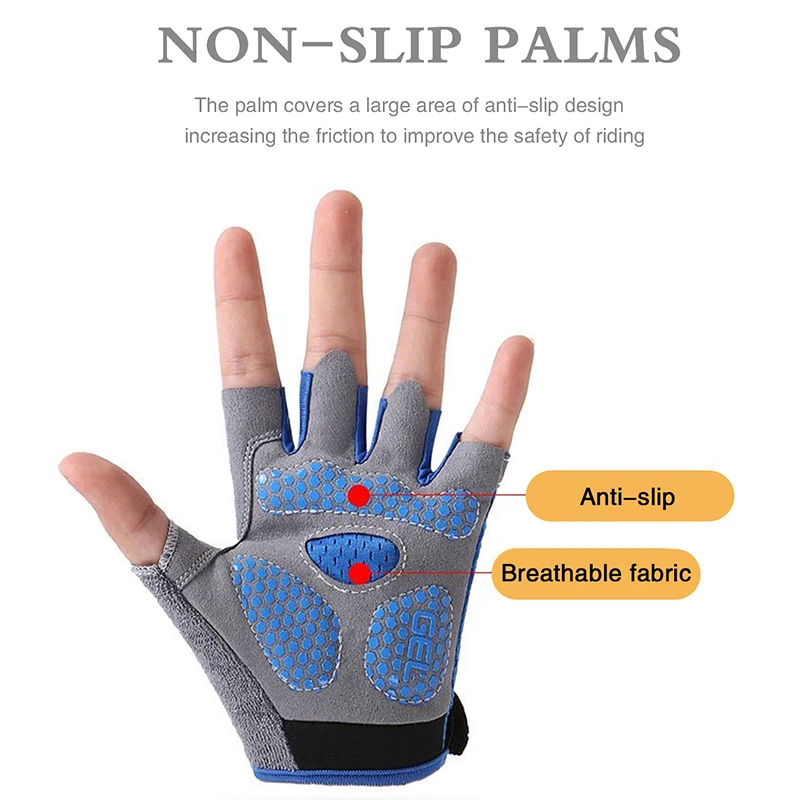 Kids Half Finger Sports Cyclin - Cycling Glove Padded recension och pris