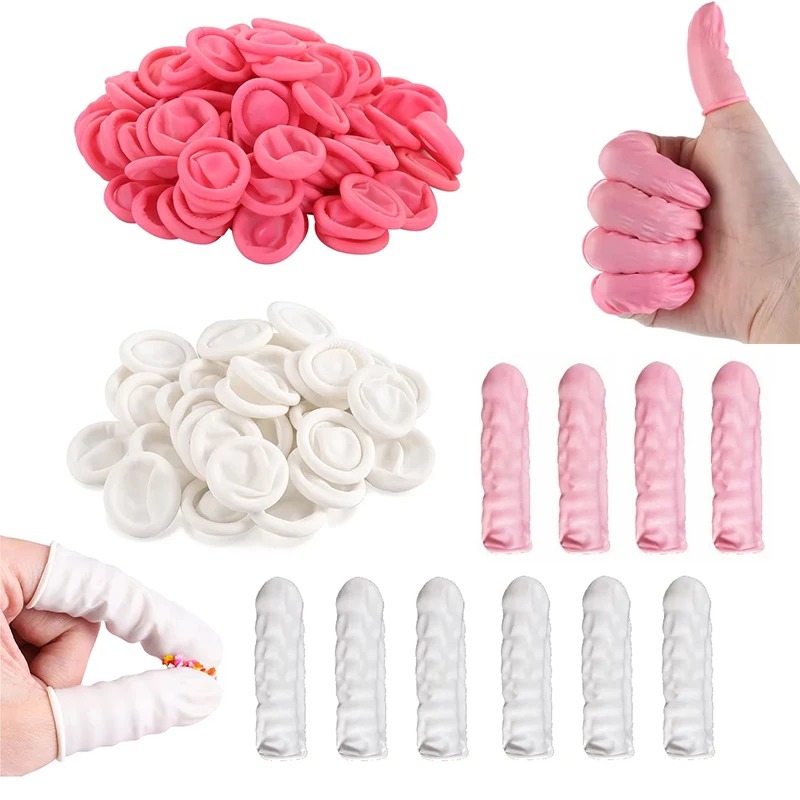 100/200PCS Disposable Finger C - Latex Disposable Glove recension och pris