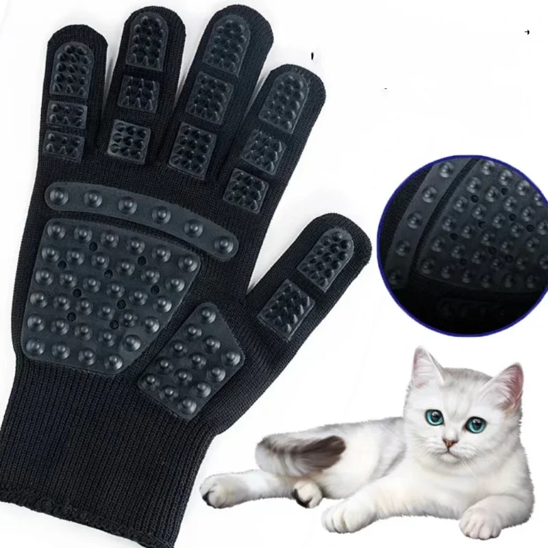 1PC Pet Hair Grooming Gloves C - Rubber Glove Cleaning recension och pris
