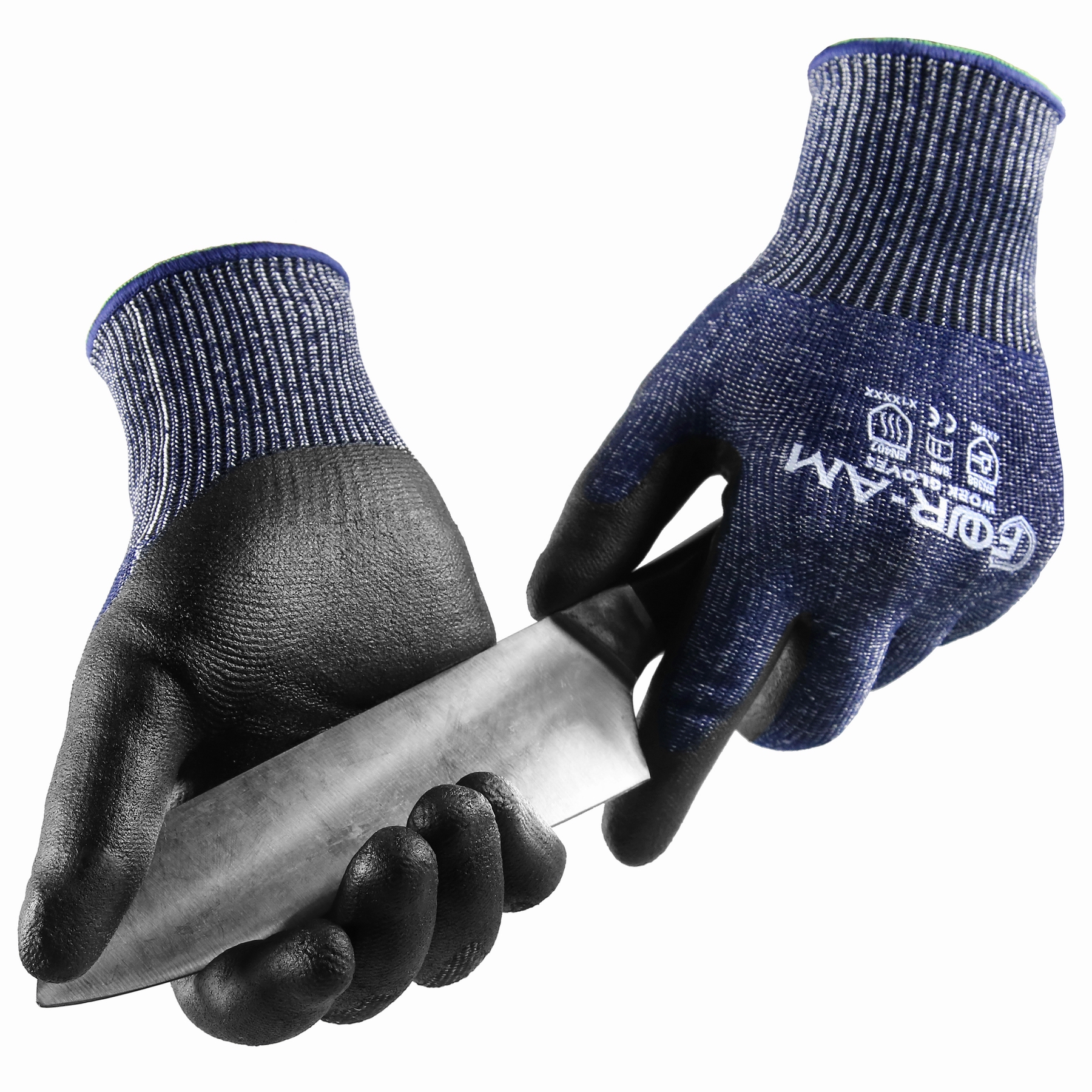 1/3Pair, Level 5Cut-Resistant  - Nitrile Mechanic Glove recension och pris