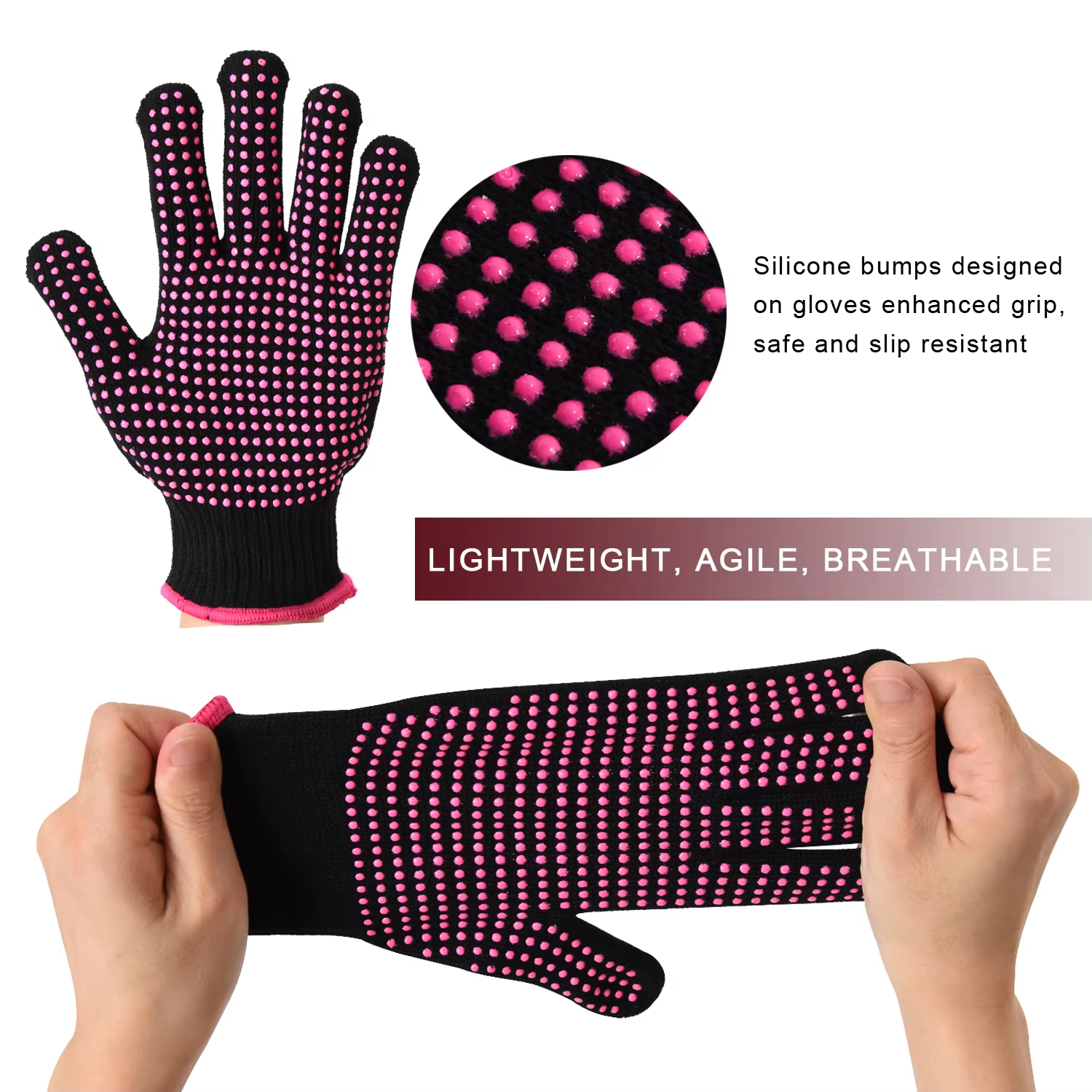 2 Pcs Heat Resistant Gloves wi - Heat Resistant Glove recension och pris