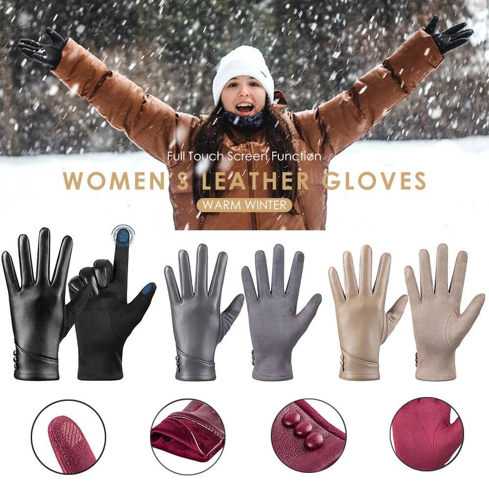 Women Gloves Touch Screen Wool - Wool Glove Lined recension och pris