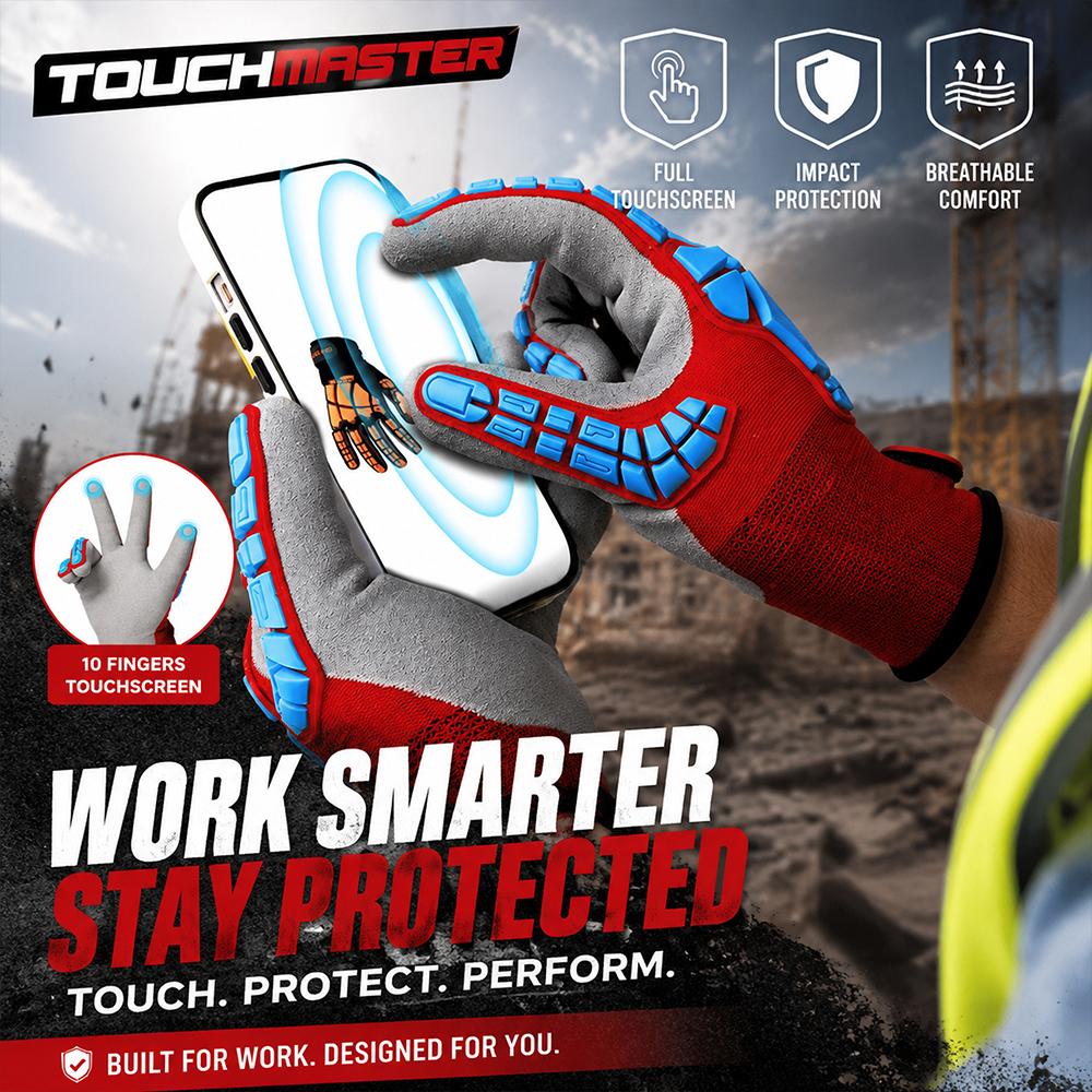 Anti-Impact Anti-Slip Nitrile  - Work Glove Impact recension och pris