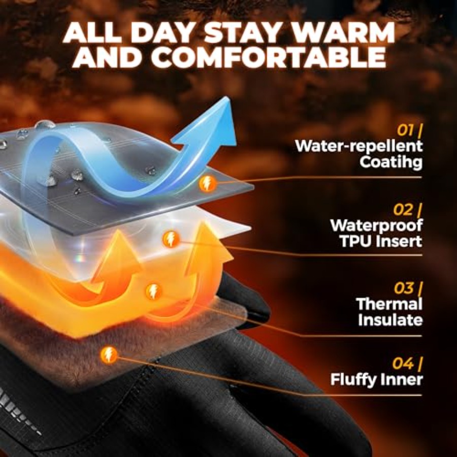 Winter Waterproof Ski Snow War - Ski Glove Waterproof recension och pris