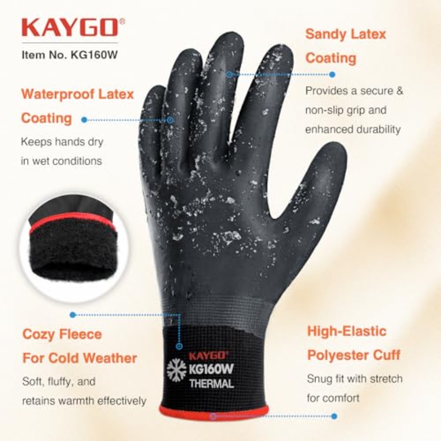 Winter Waterproof Work Gloves  - Winter Glove Insulated recension och pris