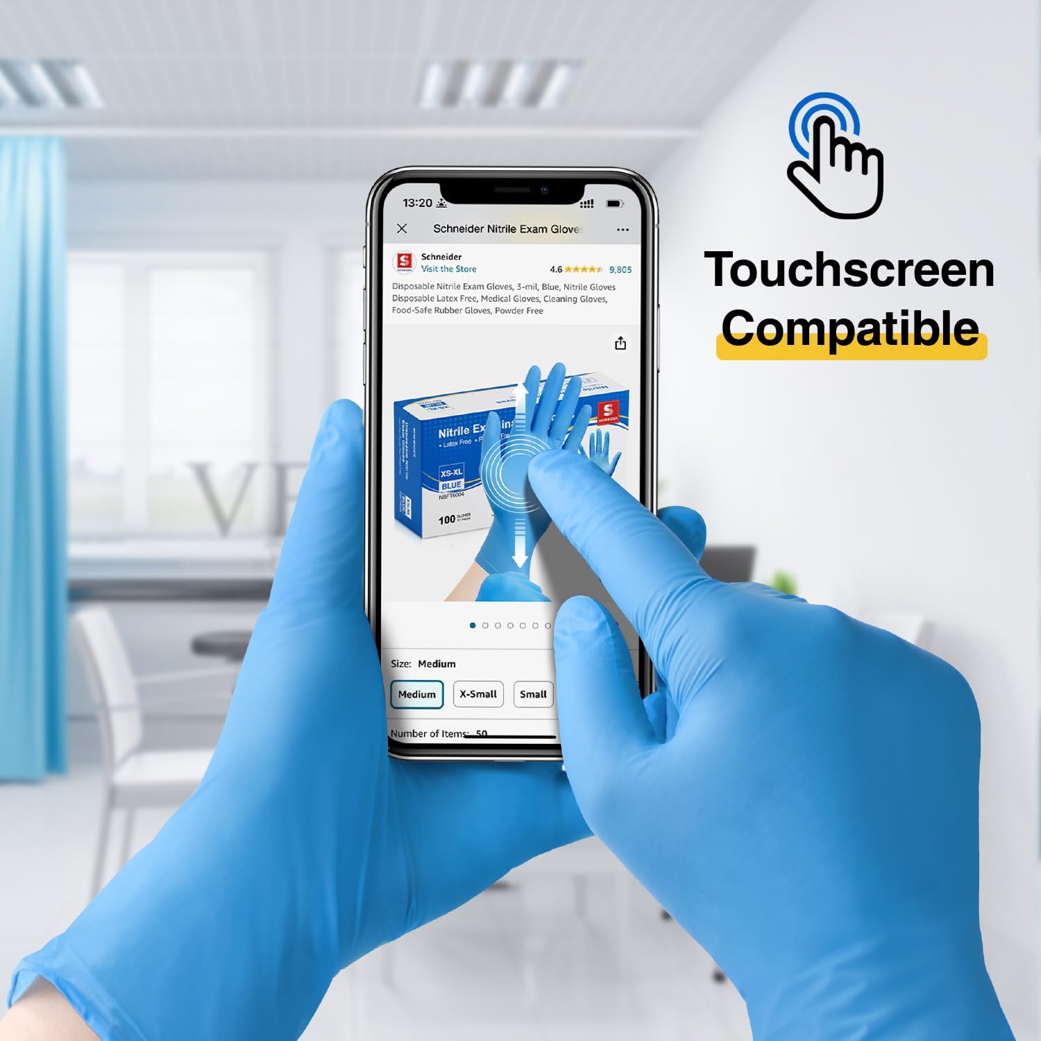 Nitrile Exam Gloves, Medical G - Exam Glove Nitrile recension och pris