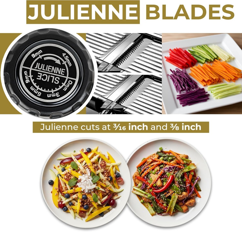 Adjustable Mandoline Food Slic - Cut Resistant Glove recension och pris