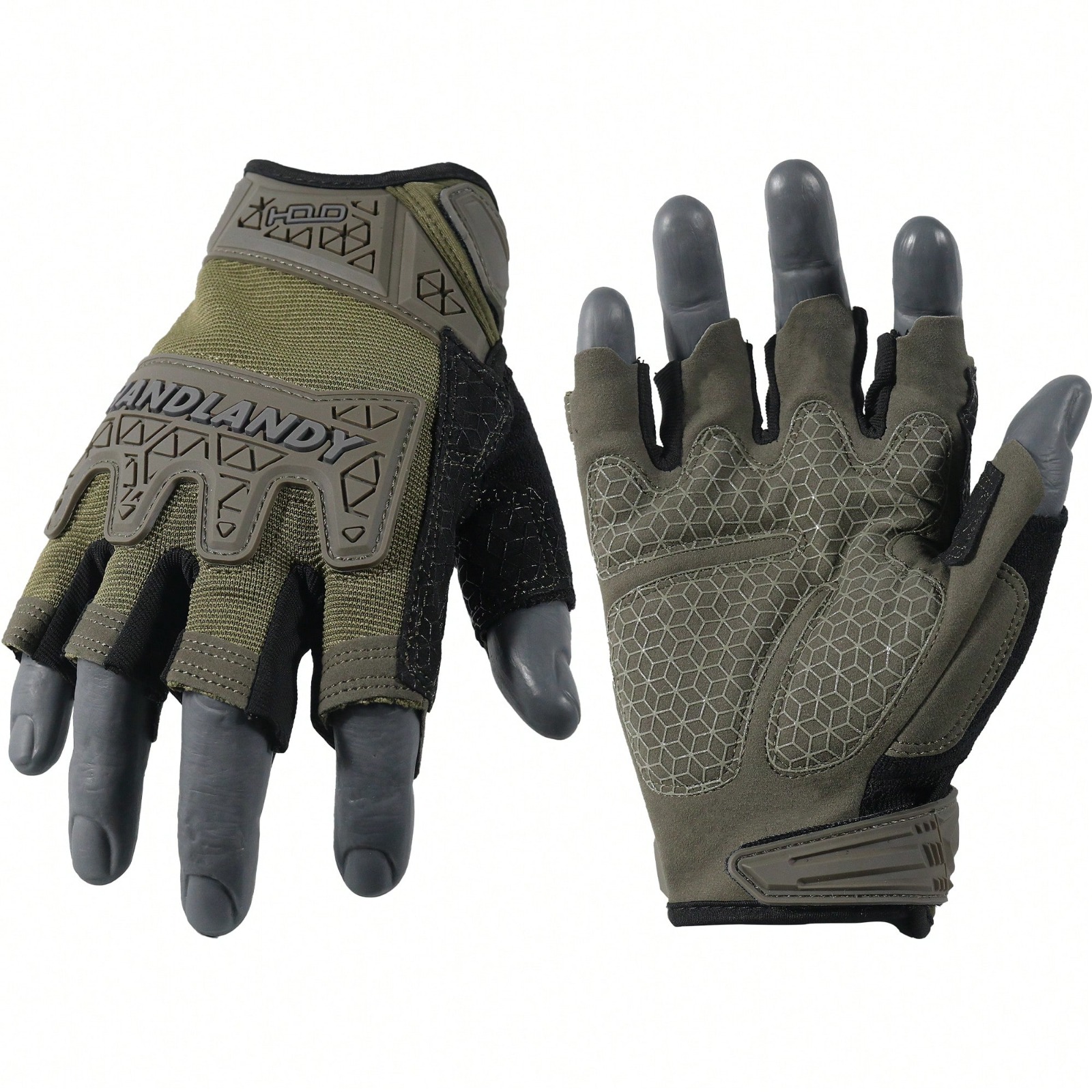 Tactical Fingerless Impact Glo - Work Glove Impact recension och pris