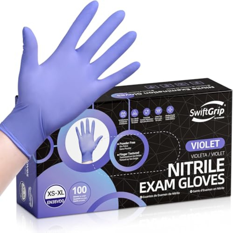 SwiftGrip Disposable Nitrile E - Exam Glove Nitrile recension och pris