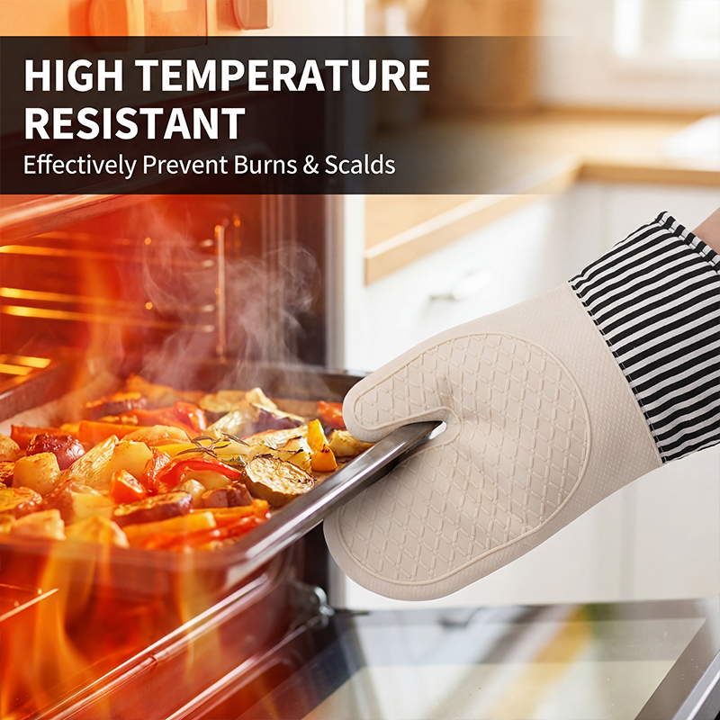 Anti-scald Silicone Gloves Hea - Oven Mitt Silicone recension och pris