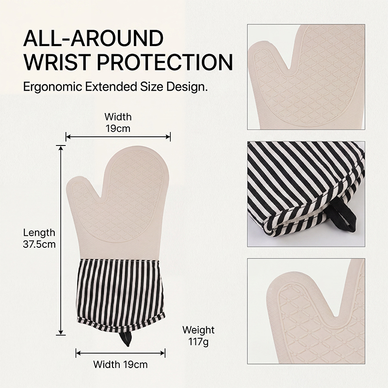 Anti-scald Silicone Gloves Hea - Oven Mitt Silicone recension och pris