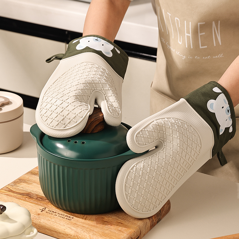 Silicone heat insulation glove - Oven Mitt Silicone recension och pris