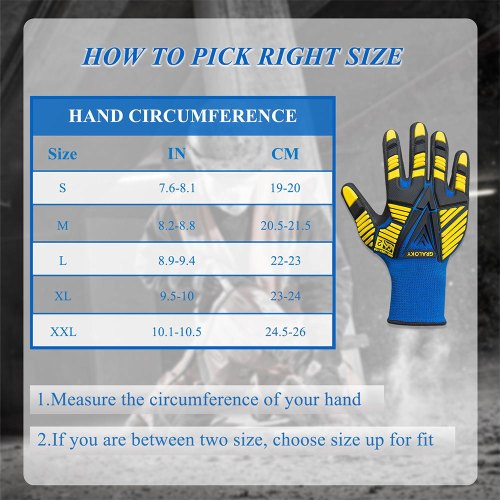 ANSI Level 2 Impact Resistant  - Work Glove Impact recension och pris