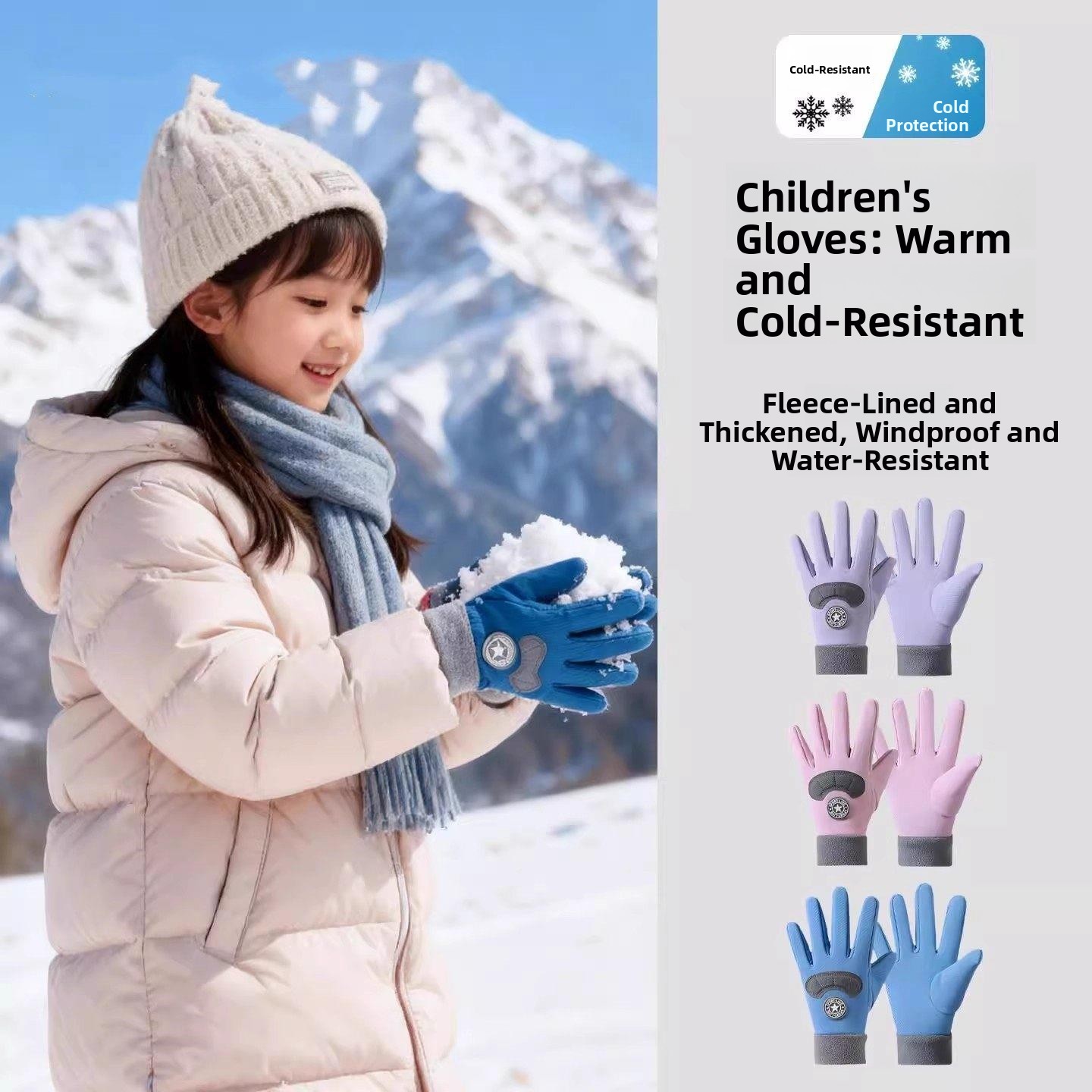 Children's Ski Gloves Winter W - Winter Glove Insulated recension och pris