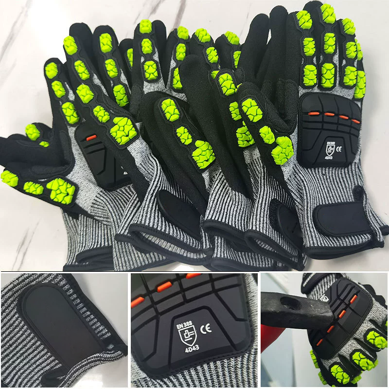 HPPE anti-cutting gloves, TPR  - Cut Resistant Glove recension och pris