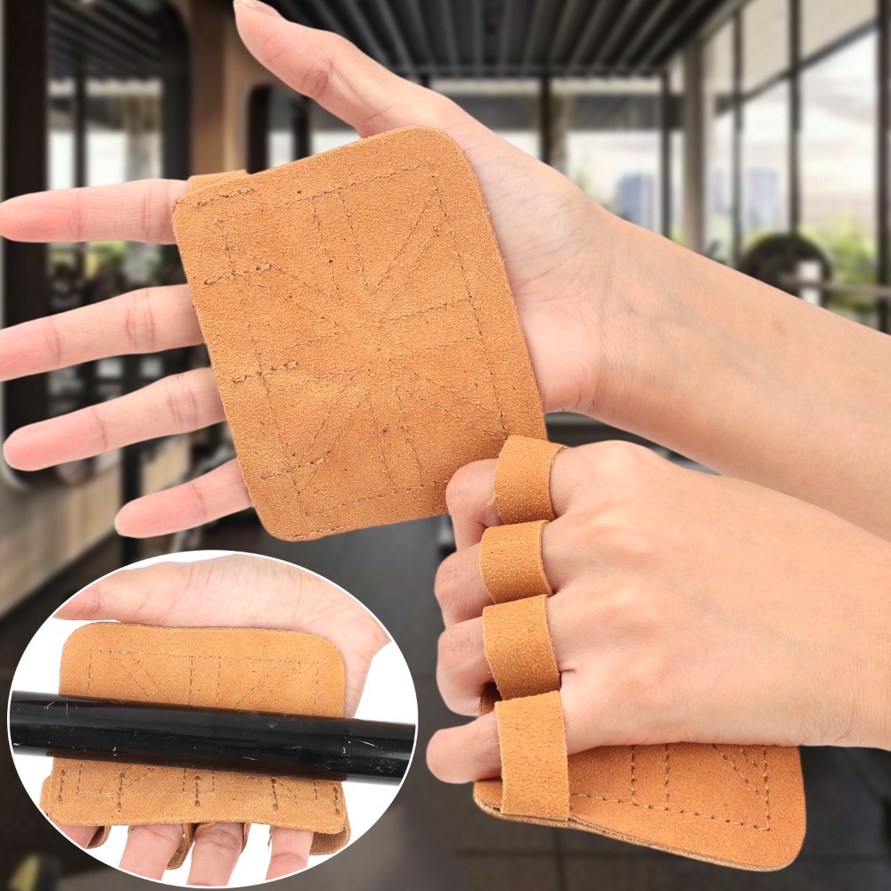 Cowhide Leather Weight Lifting - Workout Glove Gym recension och pris