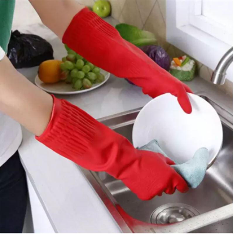 38cm Household Laundry Gloves  - Dish Glove Rubber recension och pris