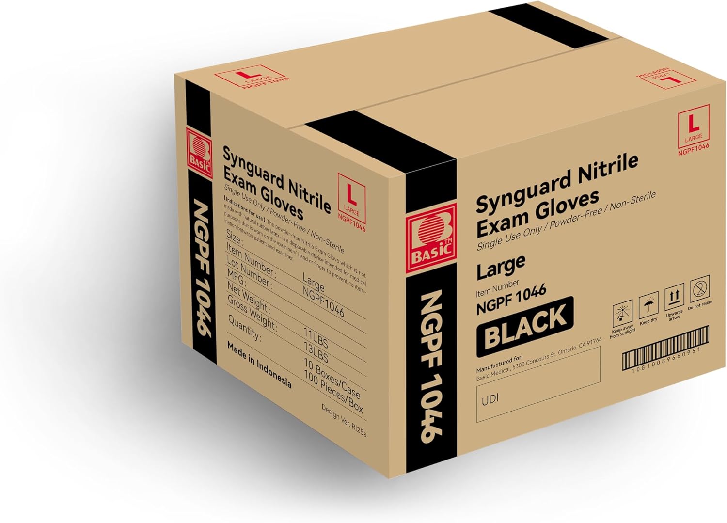 Large Black Nitrile Exam Glove - Exam Glove Nitrile recension och pris