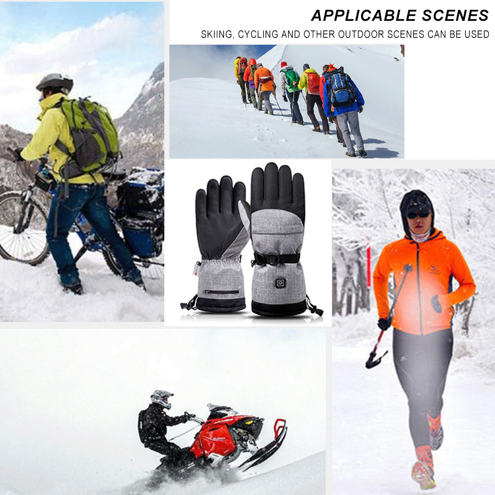 Electric Heated Gloves Men Wom - Ski Glove Waterproof recension och pris