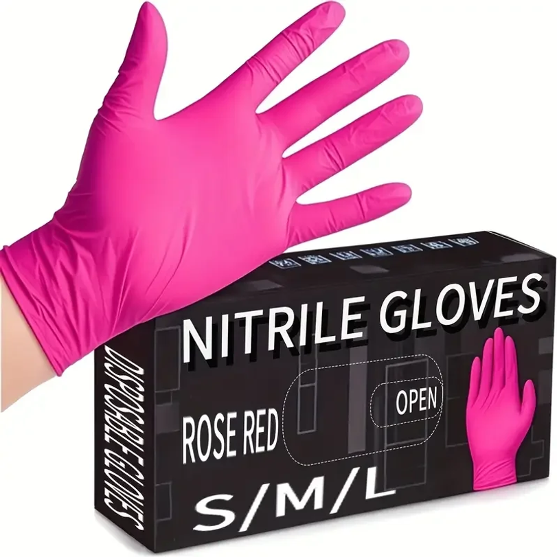 Fuchsia Nitrile Disposable Glo - Latex Disposable Glove recension och pris