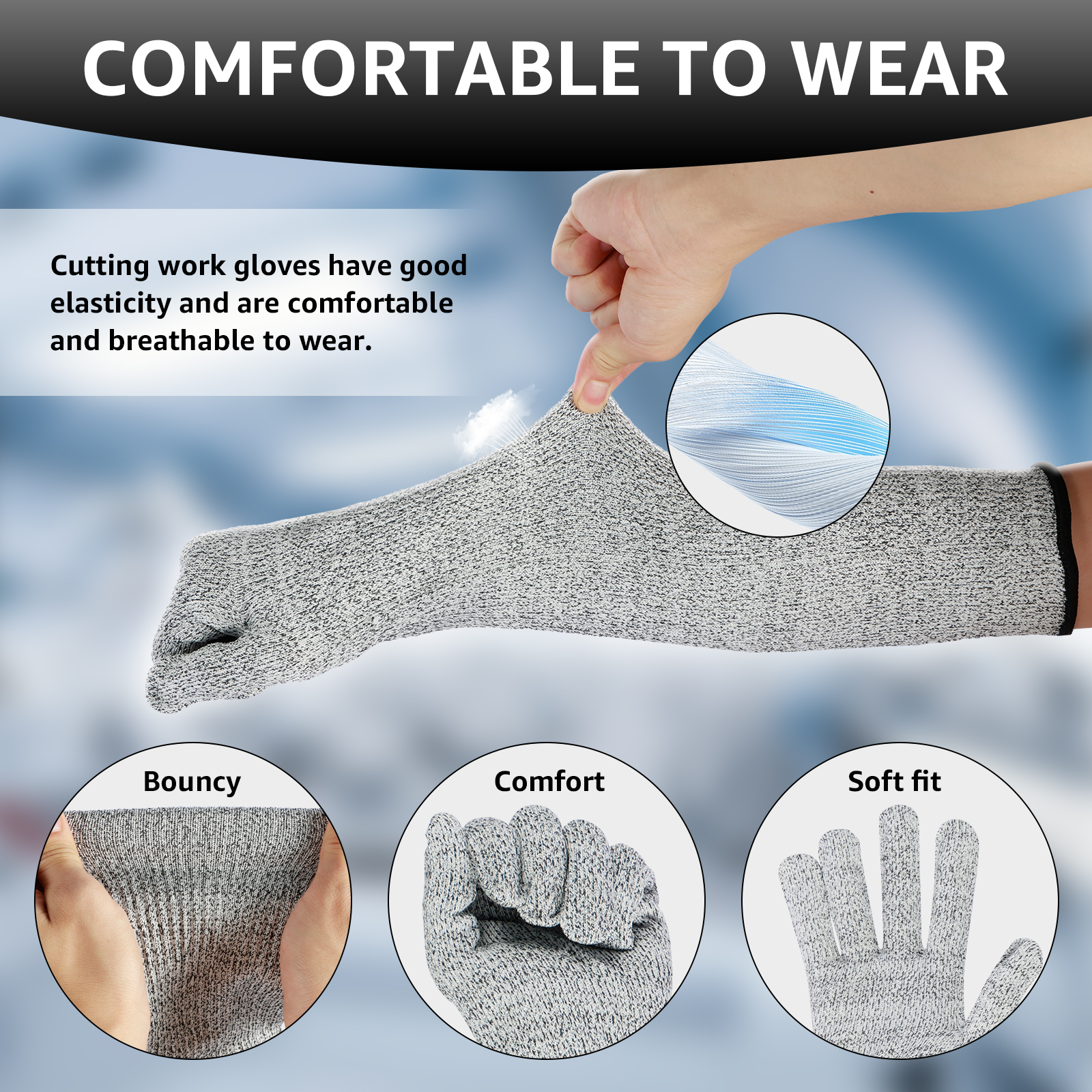 Breathable HPPE Cut Resistant  - Cut Resistant Glove recension och pris