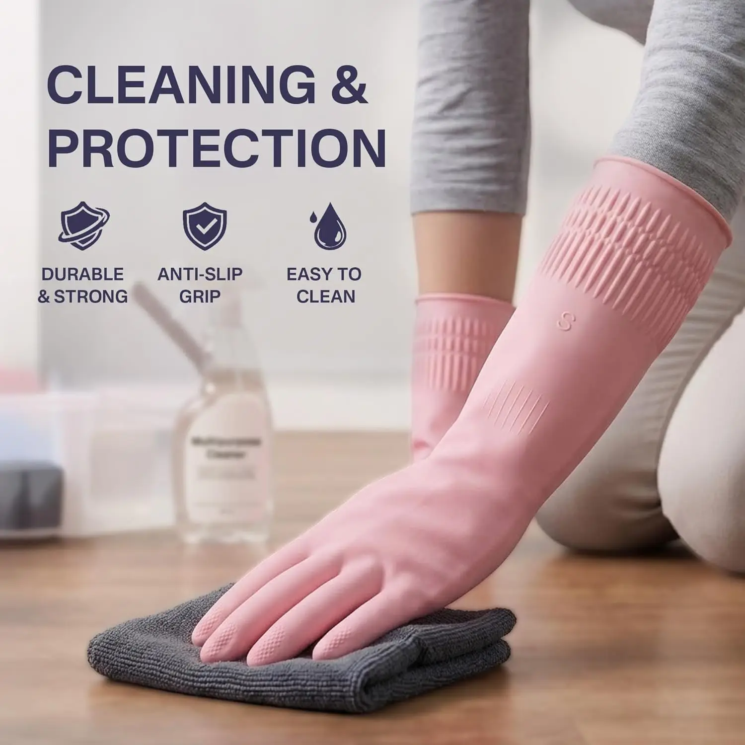 Reusable Rubber Dishwashing Gl - Rubber Glove Cleaning recension och pris