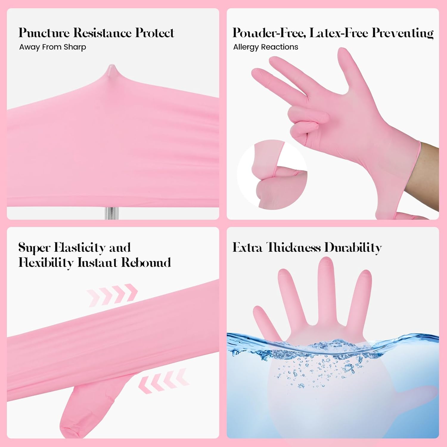 Kids Disposable Gloves for 3-8 - Latex Disposable Glove recension och pris