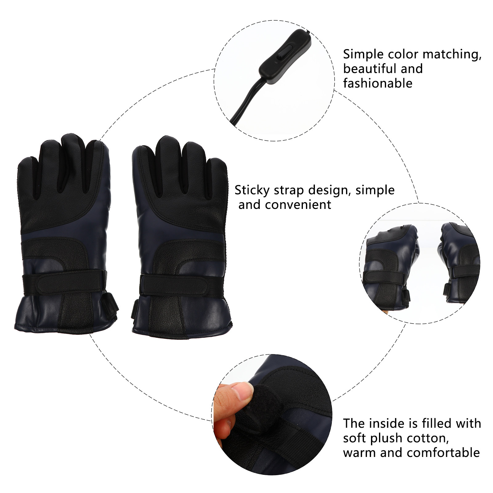 1Pair USB Electric Heated Glov - Winter Glove Insulated recension och pris