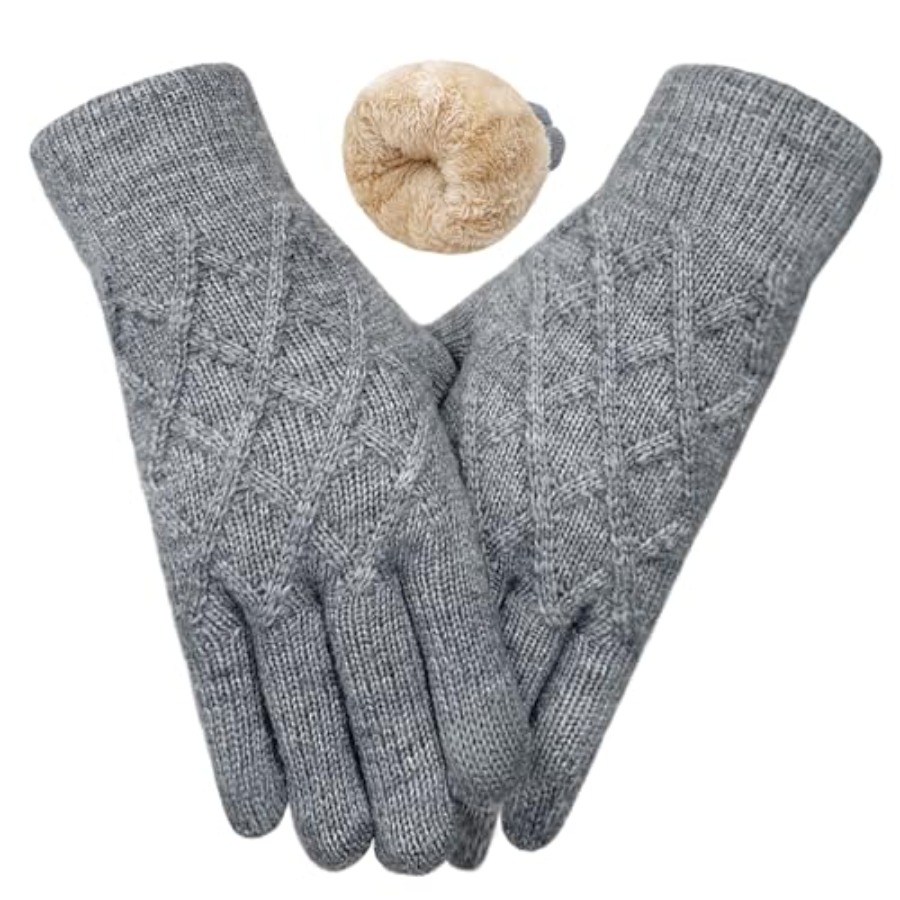 Winter Wool Gloves for Women M - Wool Glove Lined recension och pris