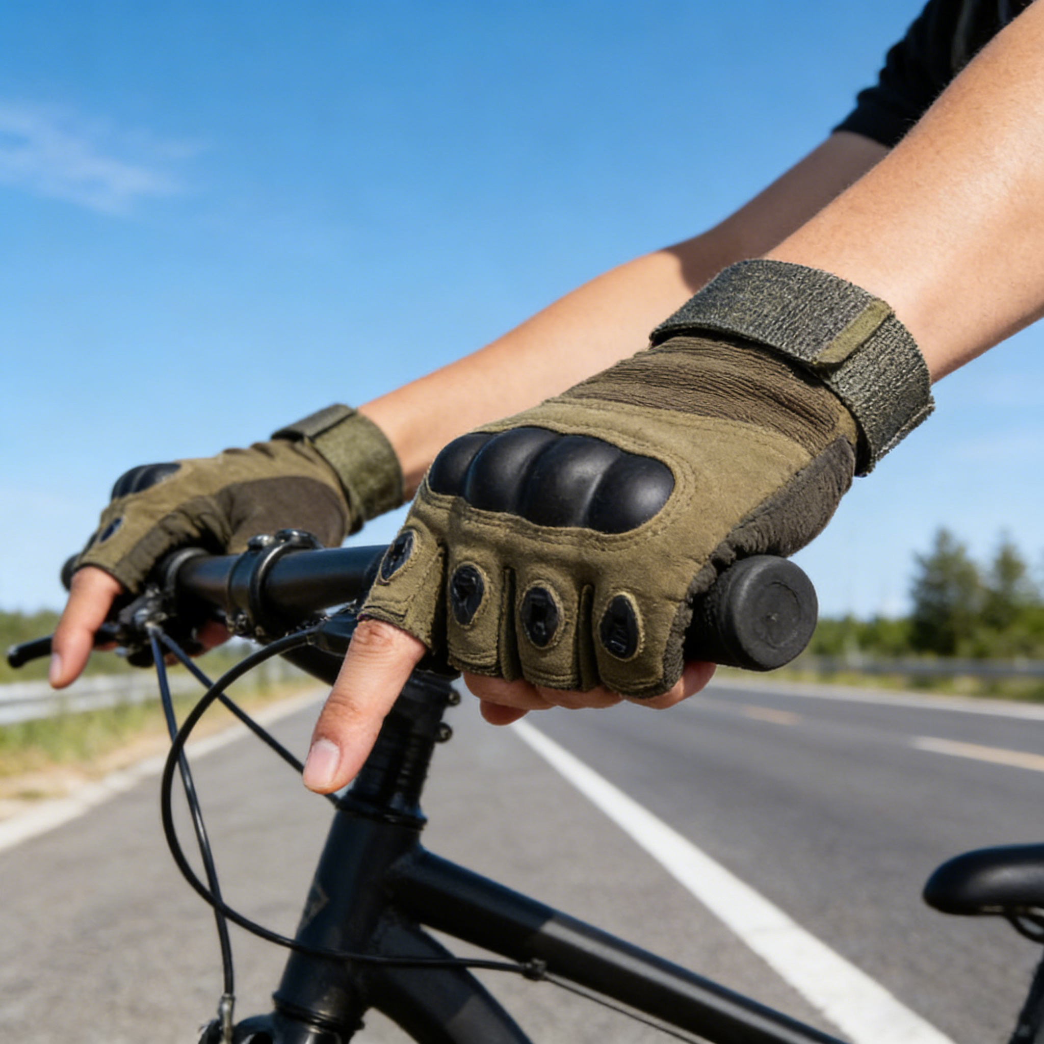 Tactical Hard Knuckle Half Fin - Motorcycle Glove Knuckle recension och pris